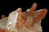 Natural, Red Quartz Crystal Cluster - Morocco #88920-2